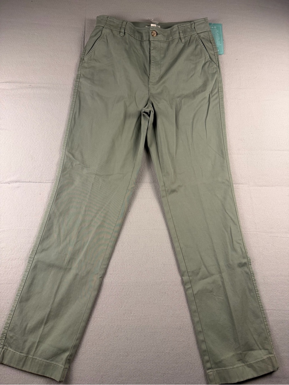 Coldwater Creek Women's Sage Green Straight Leg Pants